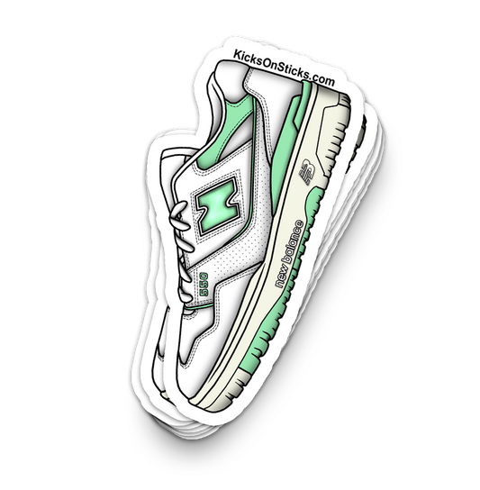 NB 550 "Mint Green" Sneaker Sticker