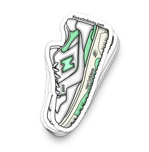 NB 550 "Mint Green" Sneaker Sticker