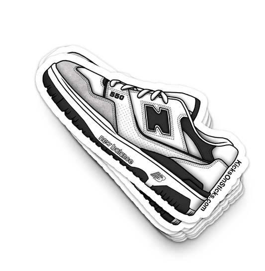 NB 550 "Sea Salt Black" Sneaker Sticker