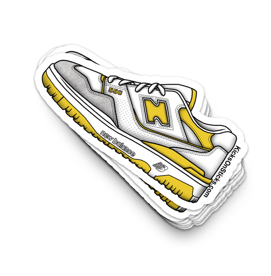 NB 550 "Sea Salt Varsity Gold" Sneaker Sticker