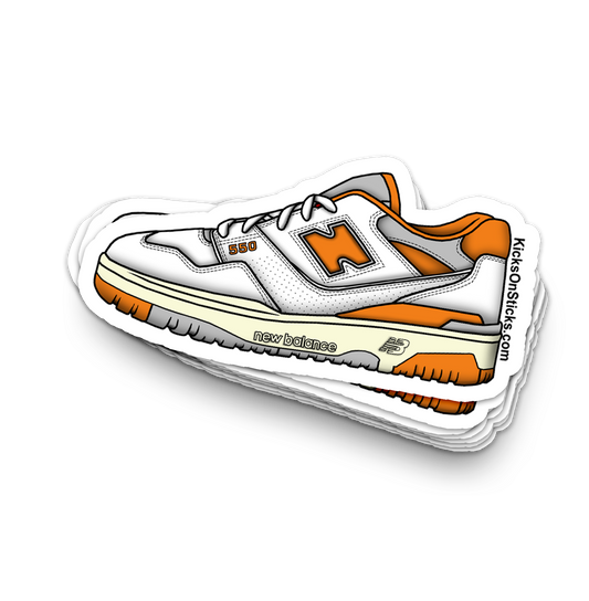 NB 550 "Size Orange" Sneaker Sticker