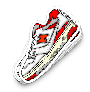 NB 550 "Size Red" Sneaker Sticker