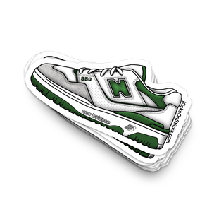 NB 550 "White Green" Sneaker Sticker