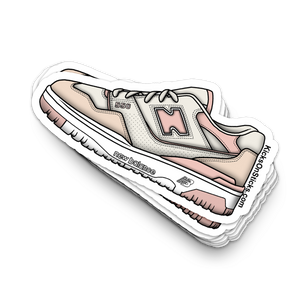 NB 550 "White Pink" Sneaker Sticker