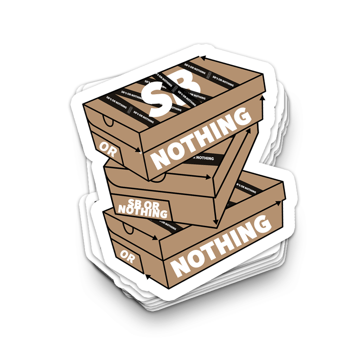 SbOrNothing SneakerBox Sticker