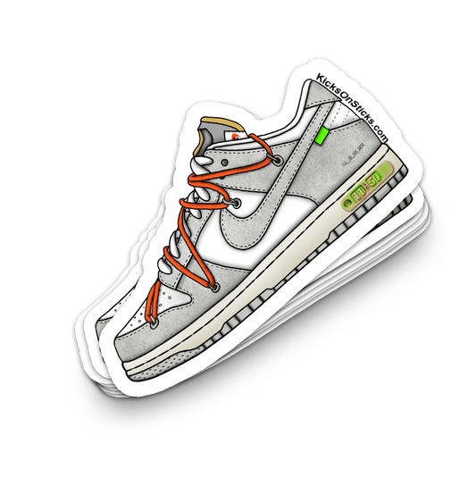 Dunk Low "Off-White Lot 11" Sneaker Sticker