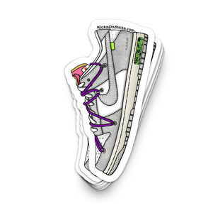 Dunk Low "Off-White Lot 15" Sneaker Sticker