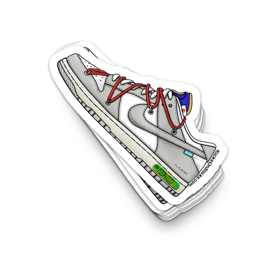 Dunk Low "Off-White Lot 23" Sneaker Sticker