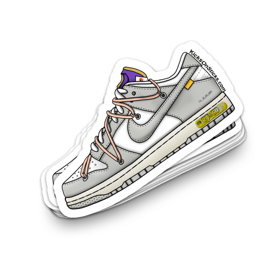Dunk Low "Off-White Lot 24" Sneaker Sticker
