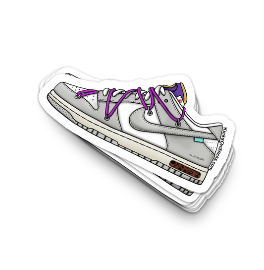Dunk Low "Off-White Lot 28" Sneaker Sticker