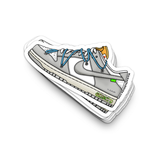 Dunk Low "Off-White Lot 2" Sneaker Sticker