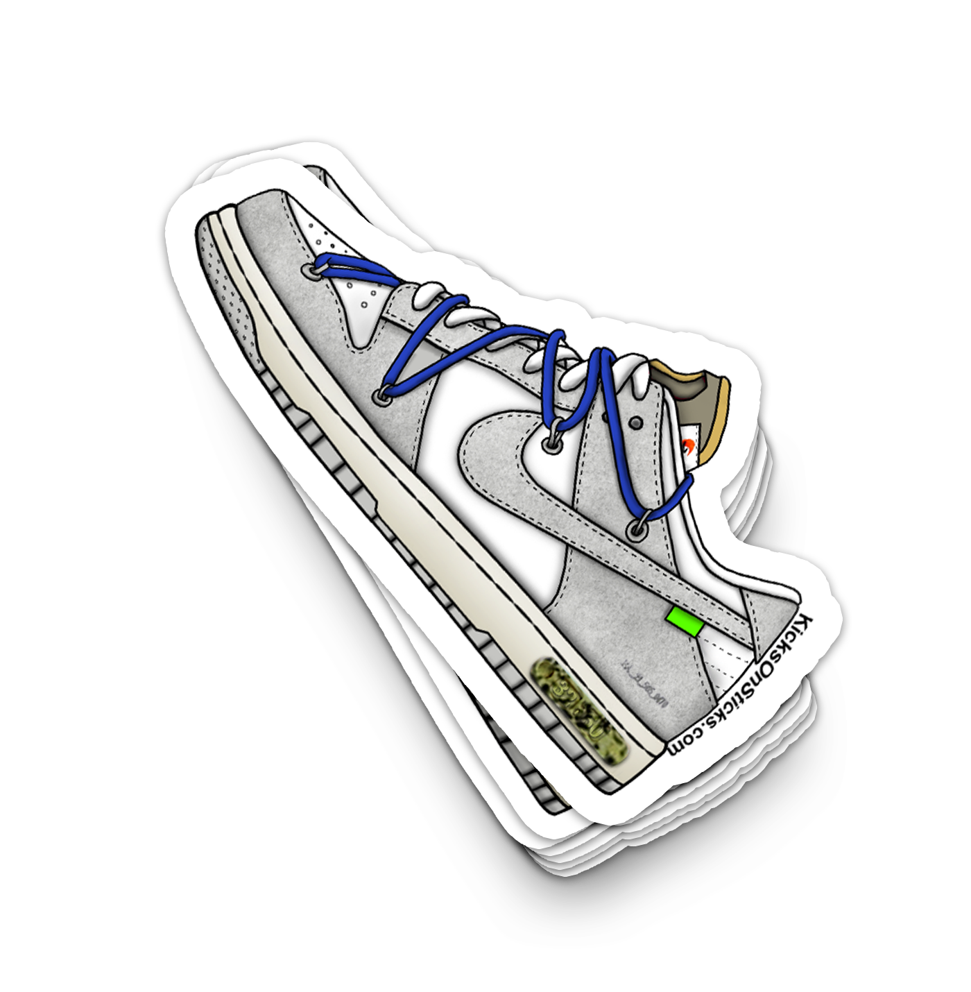 Dunk Low "Off-White Lot 32" Sneaker Sticker