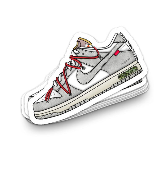 Dunk Low "Off-White Lot 33" Sneaker Sticker
