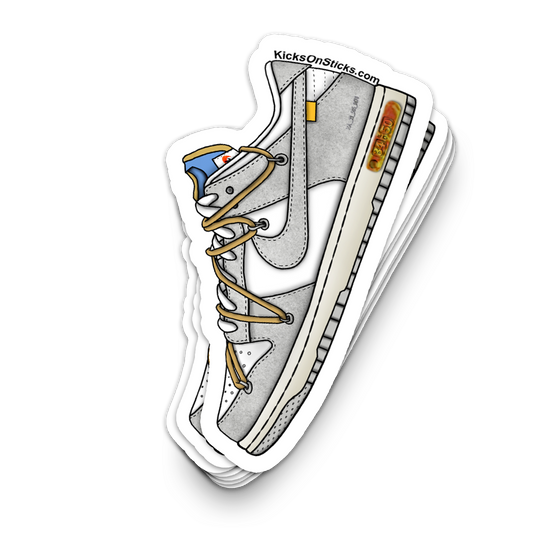 Dunk Low "Off-White Lot 34" Sneaker Sticker