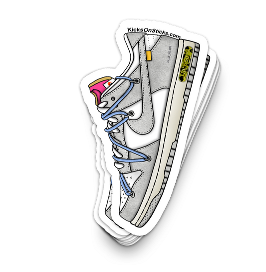 Dunk Low "Off-White Lot 38" Sneaker Sticker