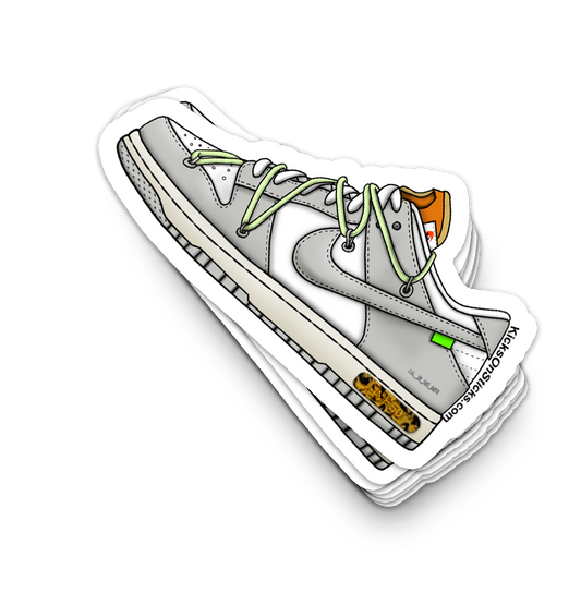 Dunk Low "Off-White Lot 43" Sneaker Sticker