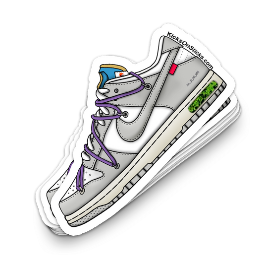 Dunk Low "Off-White Lot 47" Sneaker Sticker