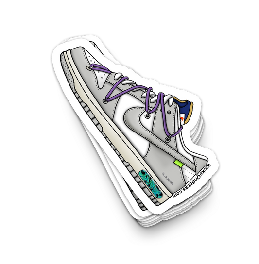 Dunk Low "Off-White Lot 48" Sneaker Sticker