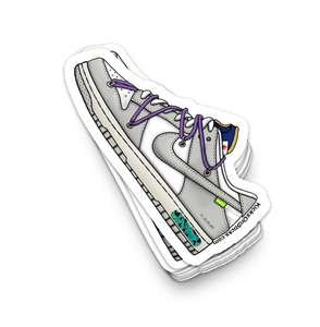 Dunk Low "Off-White Lot 48" Sneaker Sticker