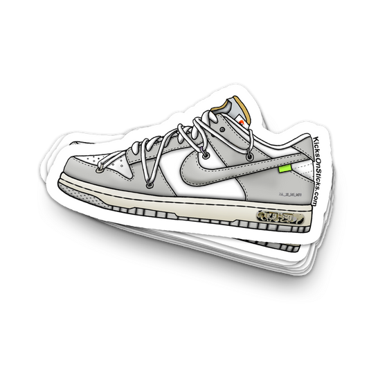 Dunk Low "Off-White Lot 49" Sneaker Sticker