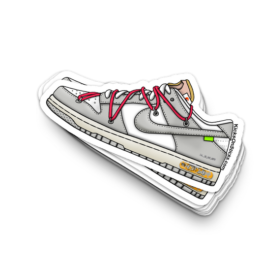 Dunk Low "Off-White Lot 6" Sneaker Sticker