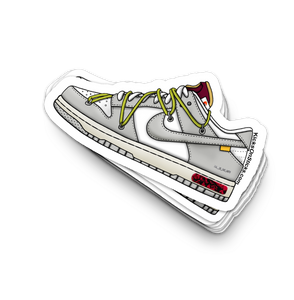 Dunk Low "Off-White Lot 8" Sneaker Sticker