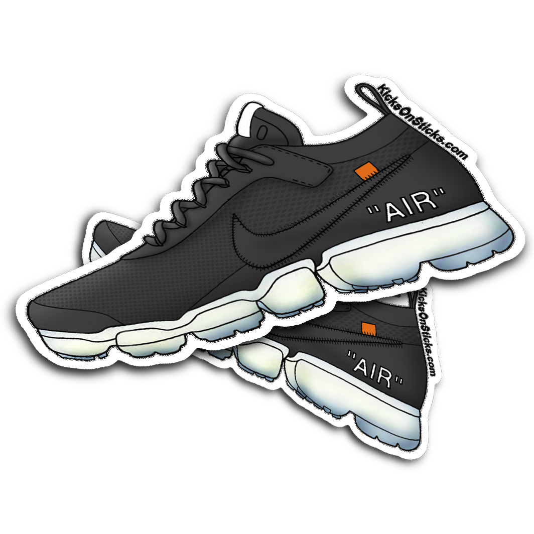 Vapormax Off-White "Black 2.0" Sneaker Sticker