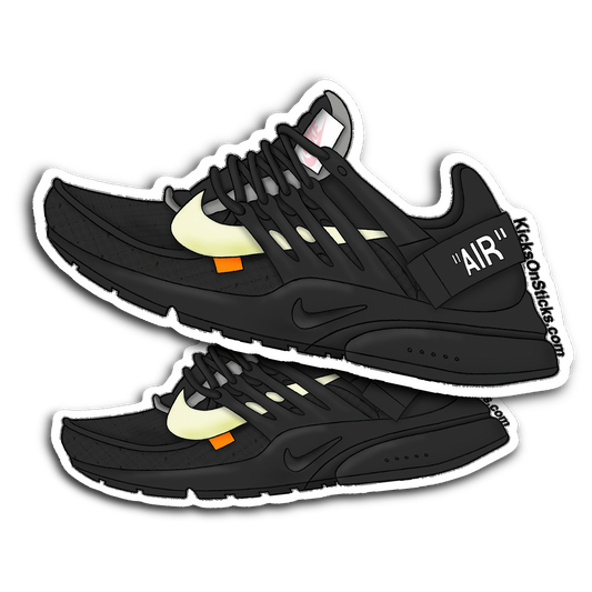 Presto Off-White "Black" Sneaker Sticker
