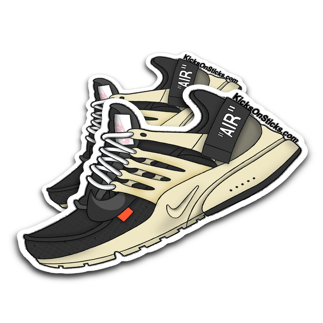 Presto Off-White "Black/Muslin" Sneaker Sticker