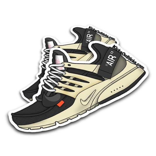 Presto Off-White "Black/Muslin" Sneaker Sticker