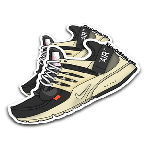 Presto Off-White "Black/Muslin" Sneaker Sticker