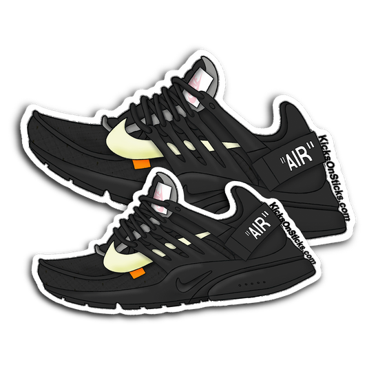 Presto Off-White "Black" Sneaker Sticker