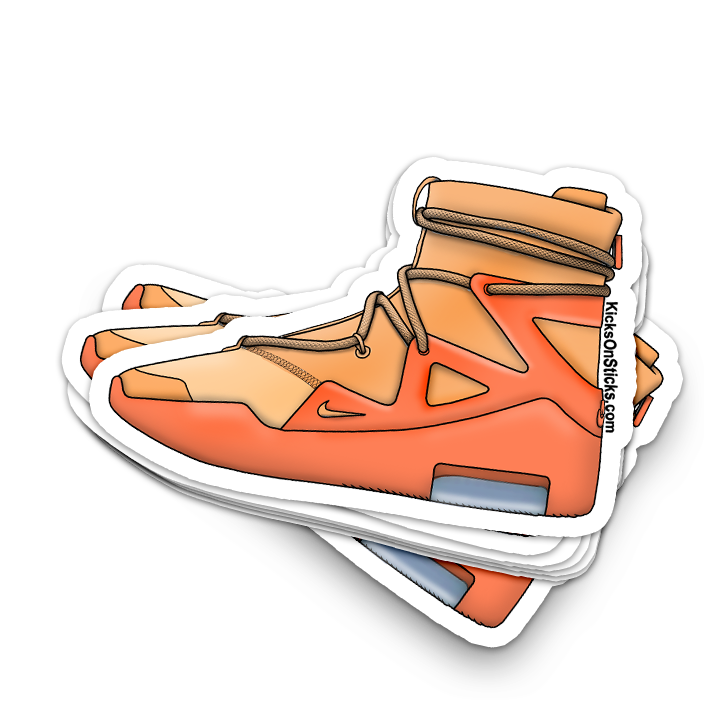 Air Fear of God "Orange Pulse" Sneaker Sticker