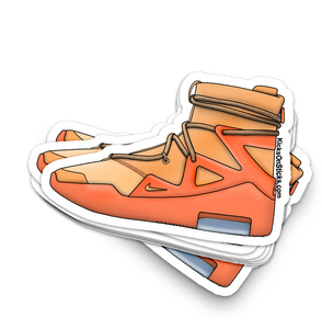 Air Fear of God "Orange Pulse" Sneaker Sticker
