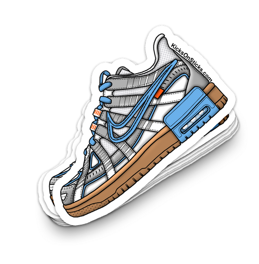 Rubber Dunk "University Blue" Sneaker Sticker
