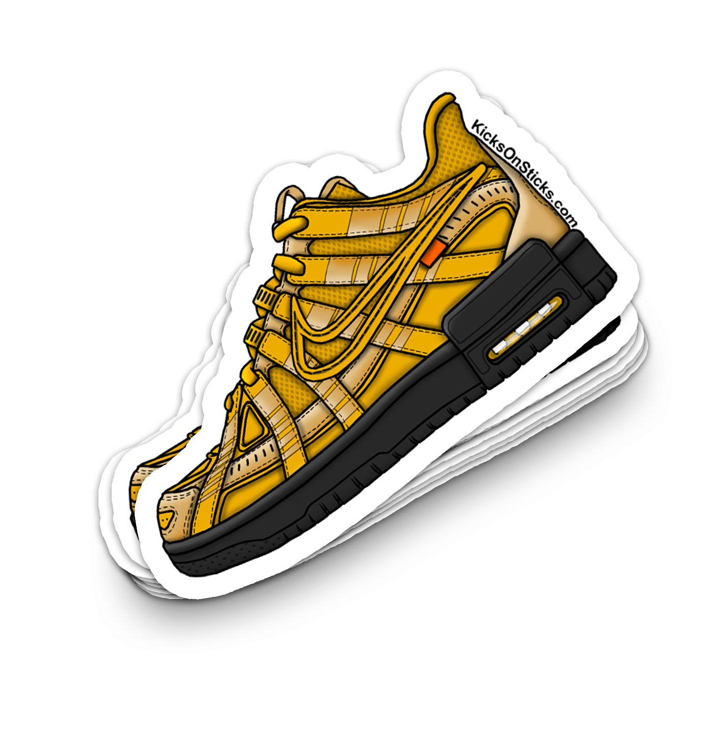 Rubber Dunk "University Gold" Sneaker Sticker