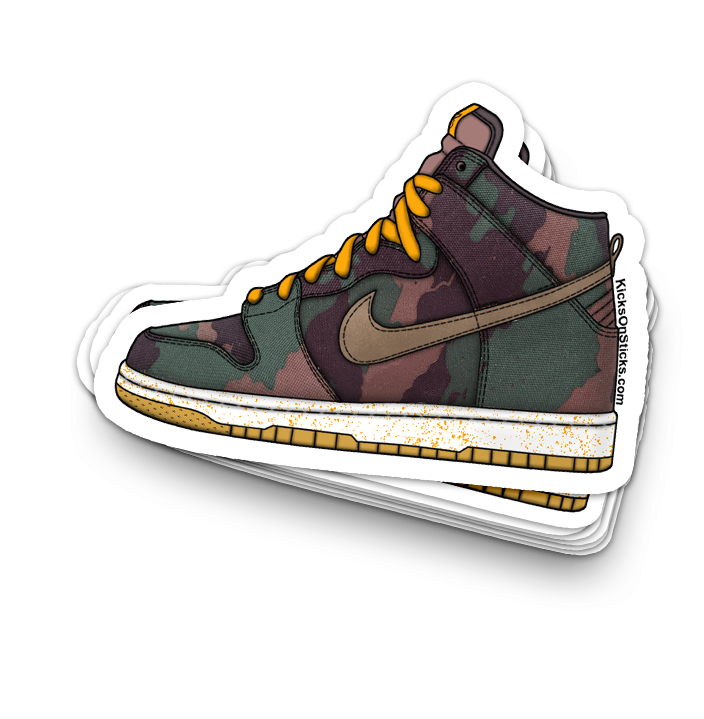 SB Dunk High "510 Benny" Sneaker Sticker