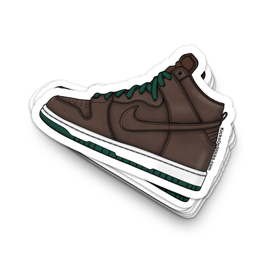 SB Dunk High "Baroque Pine Green" Sneaker Sticker