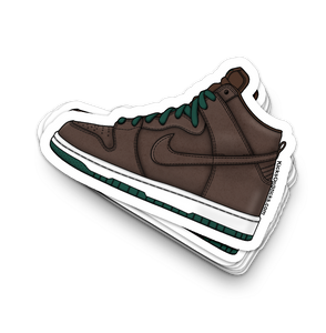 SB Dunk High "Baroque Pine Green" Sneaker Sticker