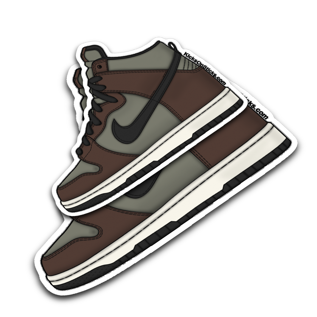 SB Dunk High "Baroque" Sneaker Sticker
