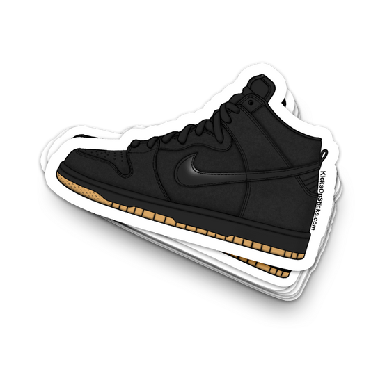 SB Dunk High "Black Gum" Sneaker Sticker