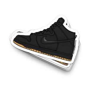 SB Dunk High "Black Gum" Sneaker Sticker