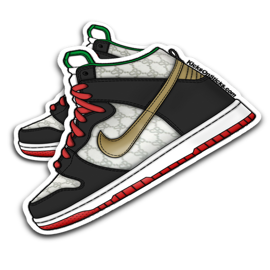 SB Dunk High "Black Sheep Paid In Full" Sneaker Sticker