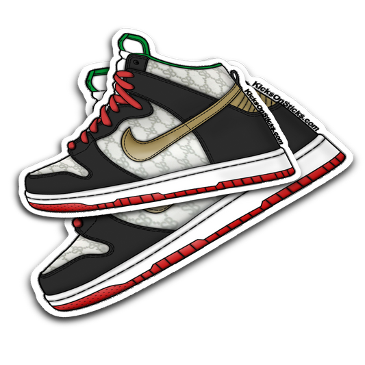 SB Dunk High "Black Sheep Paid In Full" Sneaker Sticker