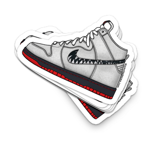 SB Dunk High "Black Sheep Wolf" Sneaker Sticker