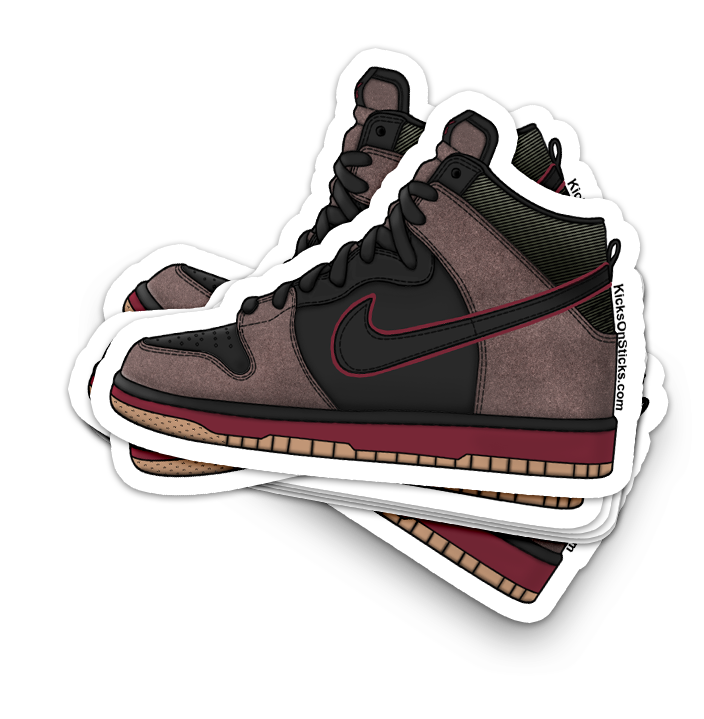 SB Dunk High "Blood Slayer" Sneaker Sticker