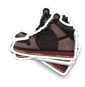 SB Dunk High "Blood Slayer" Sneaker Sticker