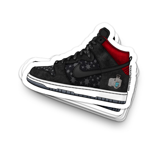 SB Dunk High "Brooklyn Projects Paparazzi F&F" Sneaker Sticker