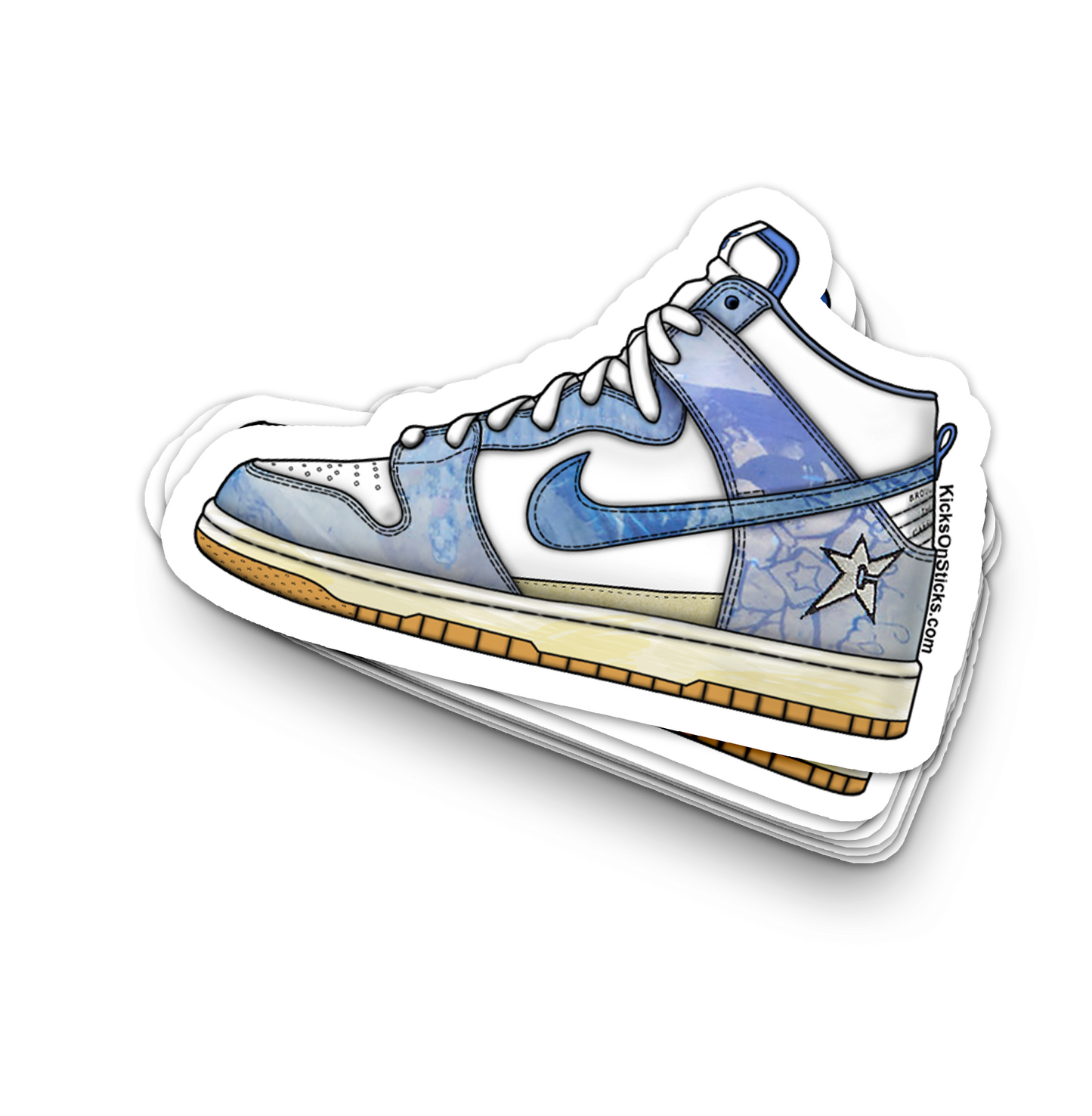 SB Dunk High "Carpet Co" Sneaker Sticker