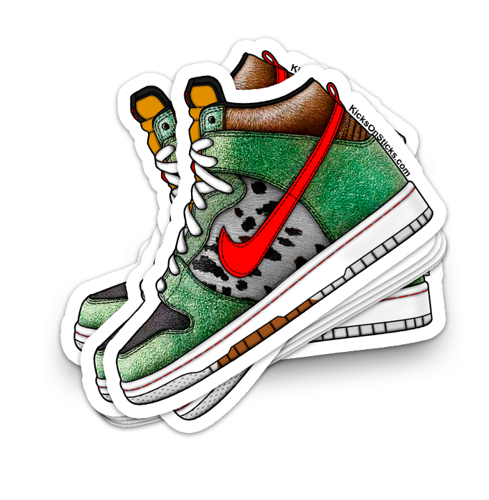 SB Dunk High "Dogwalker 420" Sneaker Sticker